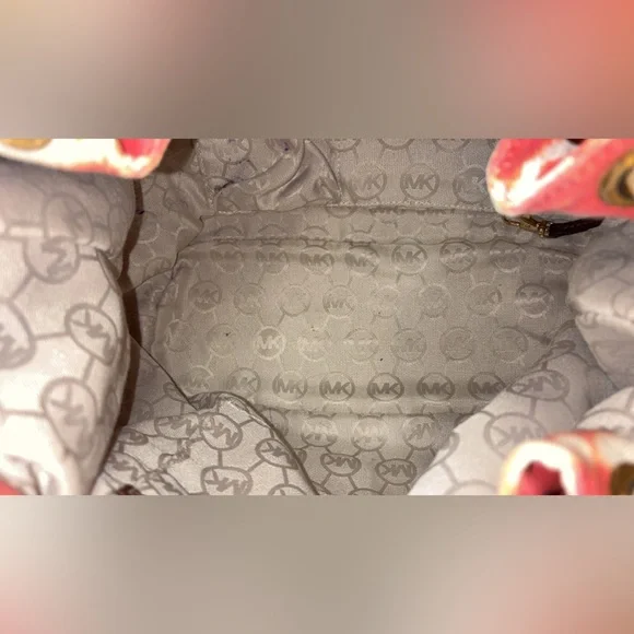 Michael Kors Marina large tie-dye canvas tote EUC - Picture 13 of 13